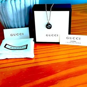 (FLASH SALE!)Brand New Gucci double G interlock 925 necklace. 18 to 20 inches